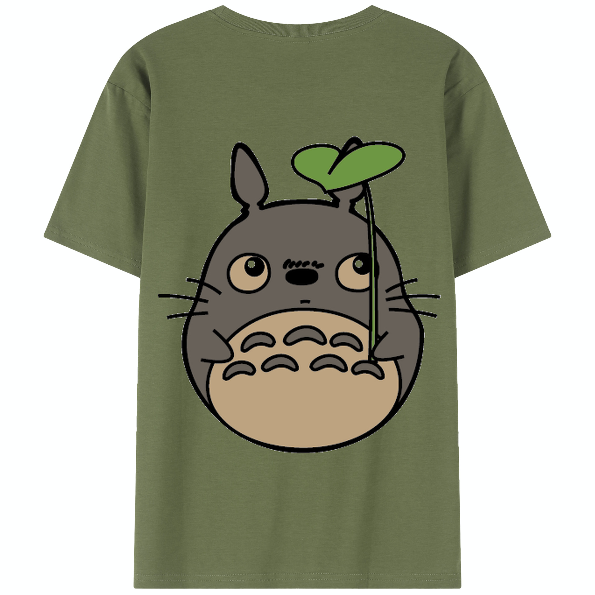 （画像用） となりのトトロ 草壁メイ 草壁サツキ My Neighbor Totoro Satsuki Kusakabe Mei Kusakabe 綿100％半袖Tシャツ（背面プリント）